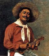 Hubert Vos Hawaiian Troubadour oil painting artist